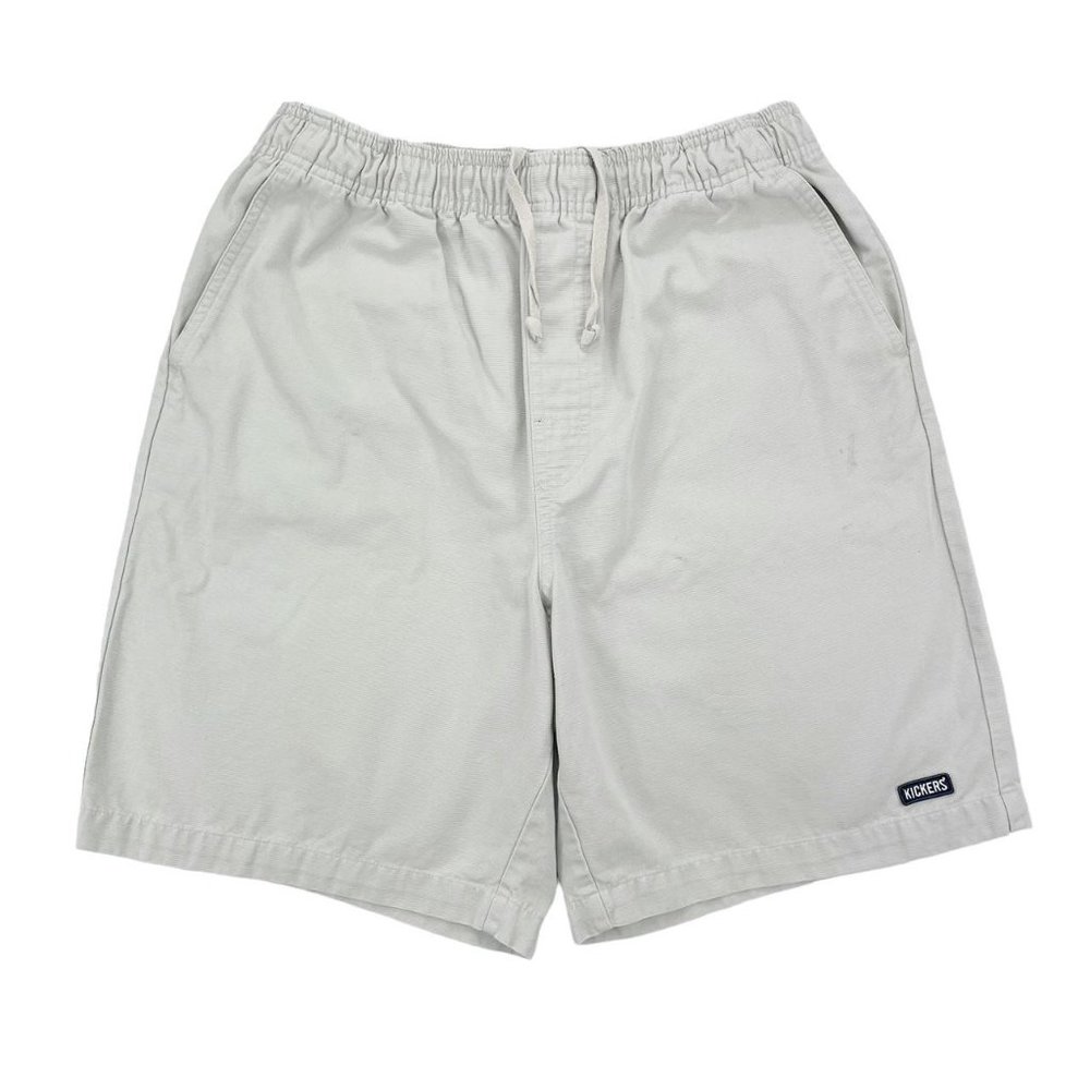 Kickers Mens Cream and Navy Shorts